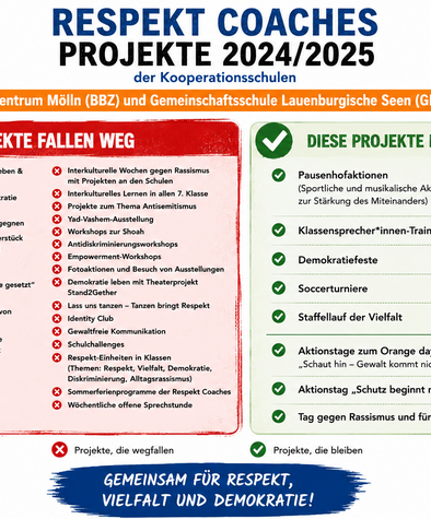 Liste der Projekte der Respekt Coaches