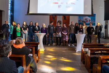 Das Vorbereitungsteam des Bundeskongresses bei der Eröffnungsveranstaltung