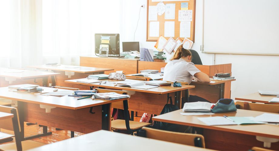 Mädchen in der Schule
