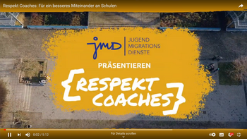 Zum Imagefilm der Respekt Coaches