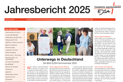Titelbld des Jahresberichts 2025