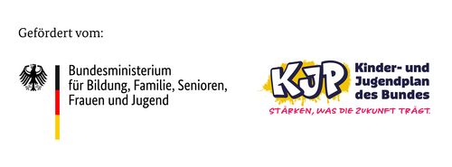 Logo des BMBFSFJ und KJP