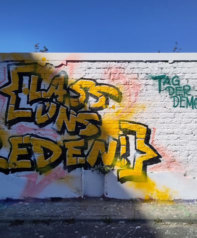 Lass uns reden Graffiti 