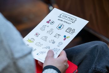 Nahaufnahme Programm der Veranstaltung