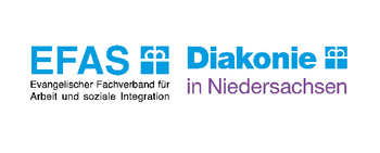 Logos von EFAS und Diakonie Niedersachsen