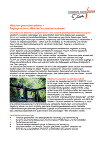 Seite 1 des PDF für Mädchengesundheit