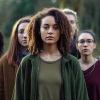 Gruppe junger Frauen